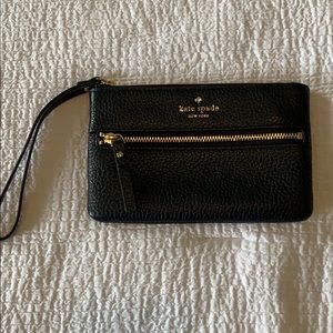 Kate Spade Wristlet. Black.